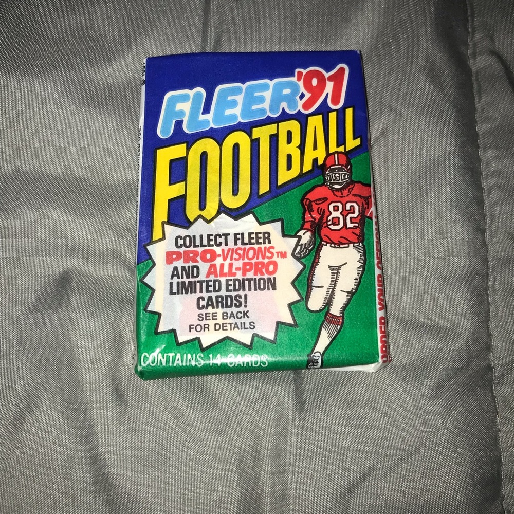 Fleer’91 football cards